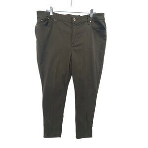 Chico's NWT Women's Jeggings Olive Size 16